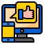 Marketing online icon 64x64
