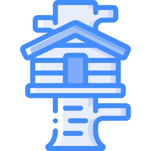 Tree house icon