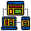 Responsive design icon 64x64