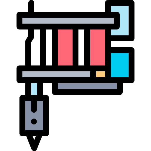 Tattoo machine icon