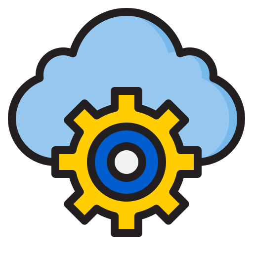 Cloud service icon