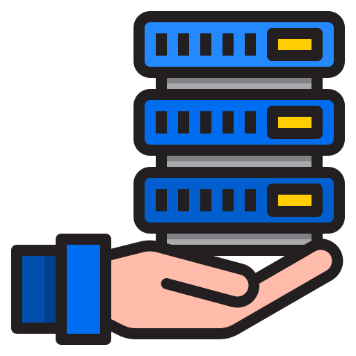 Hosting services ícono