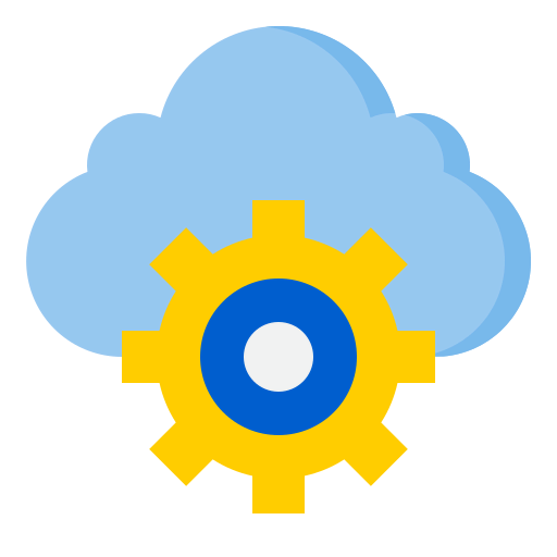 Cloud service icon