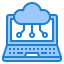 Cloud computing ícone 64x64