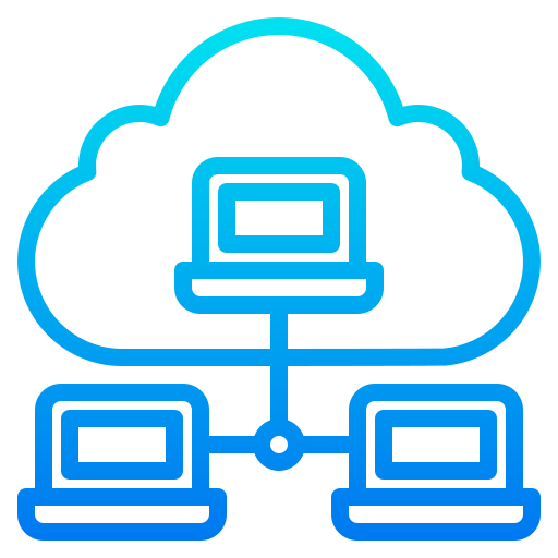 Cloud network icon