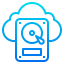 Облачная база данных иконка 64x64
