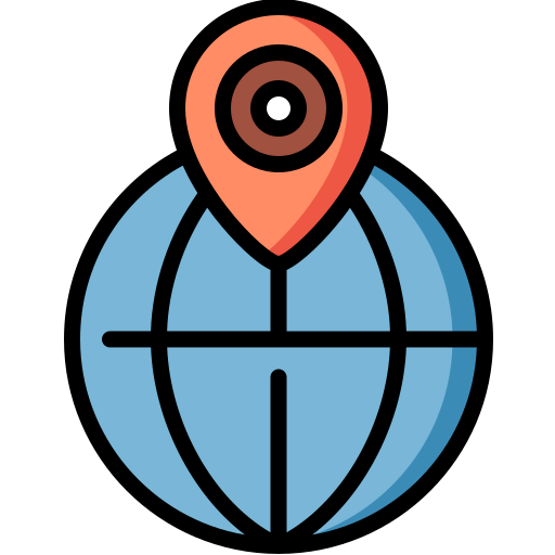 Globe grid icon