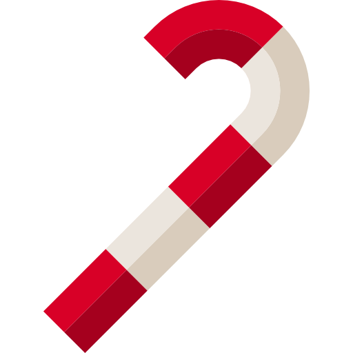 Candy cane icon