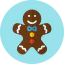 Gingerbread man icon 64x64
