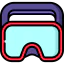 Ski goggles іконка 64x64