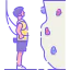 Climbing wall icon 64x64