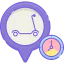 Electric scooter icon 64x64