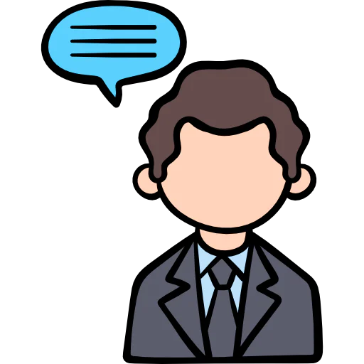 Talking icon