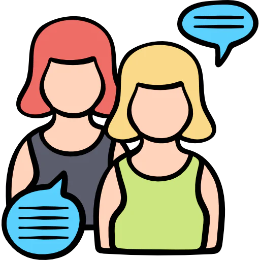 Talking icon