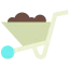 Wheelbarrow icon 64x64