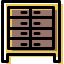 Chest of drawers icon 64x64