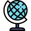 Earth globe icon 64x64