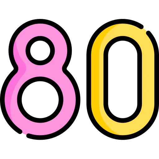 Eighty icon