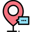 Location pin Ikona 64x64