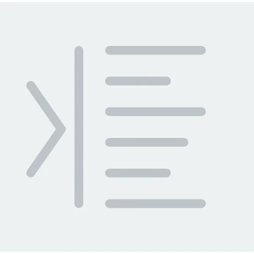 Right alignment icon