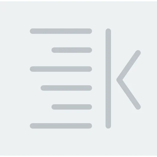 Left alignment icon