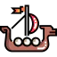 Viking ship icon 64x64