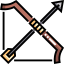 Bow and arrow ícono 64x64