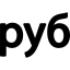 Russia ruble currency symbol icon 64x64