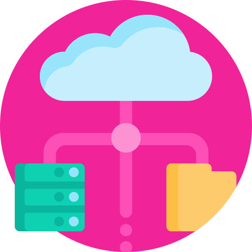 Cloud storage icon