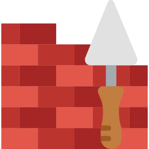 Brick wall icon