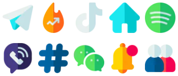 Social network pakiet ikon