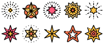 Stars icon pack