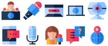 Interview icon pack