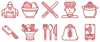 Cooking icon pack