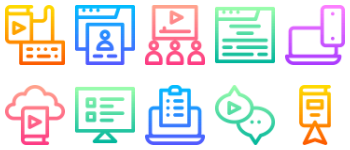 Elearning набір іконок