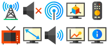 Television icon pack