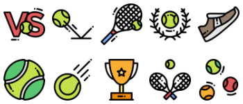 Tennis icon pack