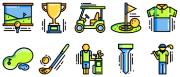 Golf icon pack