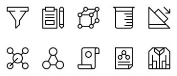Physics Chemistry Icon-Paket