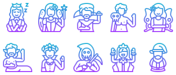 Fairytale icon pack