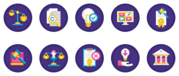 Copyright Law icon pack