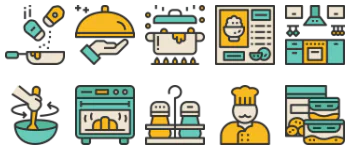 Kitchen & Cooking 图标包