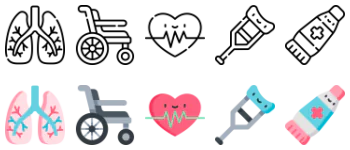 Medicine icon pack