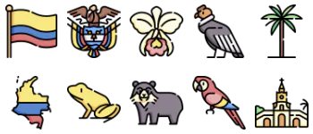 Colombia icon pack