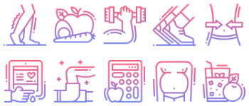 Healthy icon pack