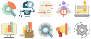 SEO and Online Marketing icon pack