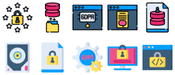 GDPR icon pack