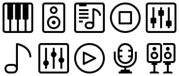 Music and Sound icon pack