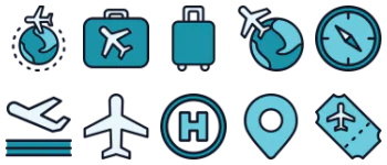 Aviation icon pack