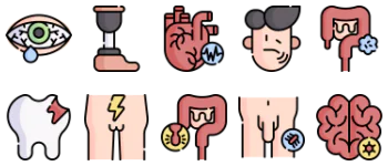 Diseases icon pack